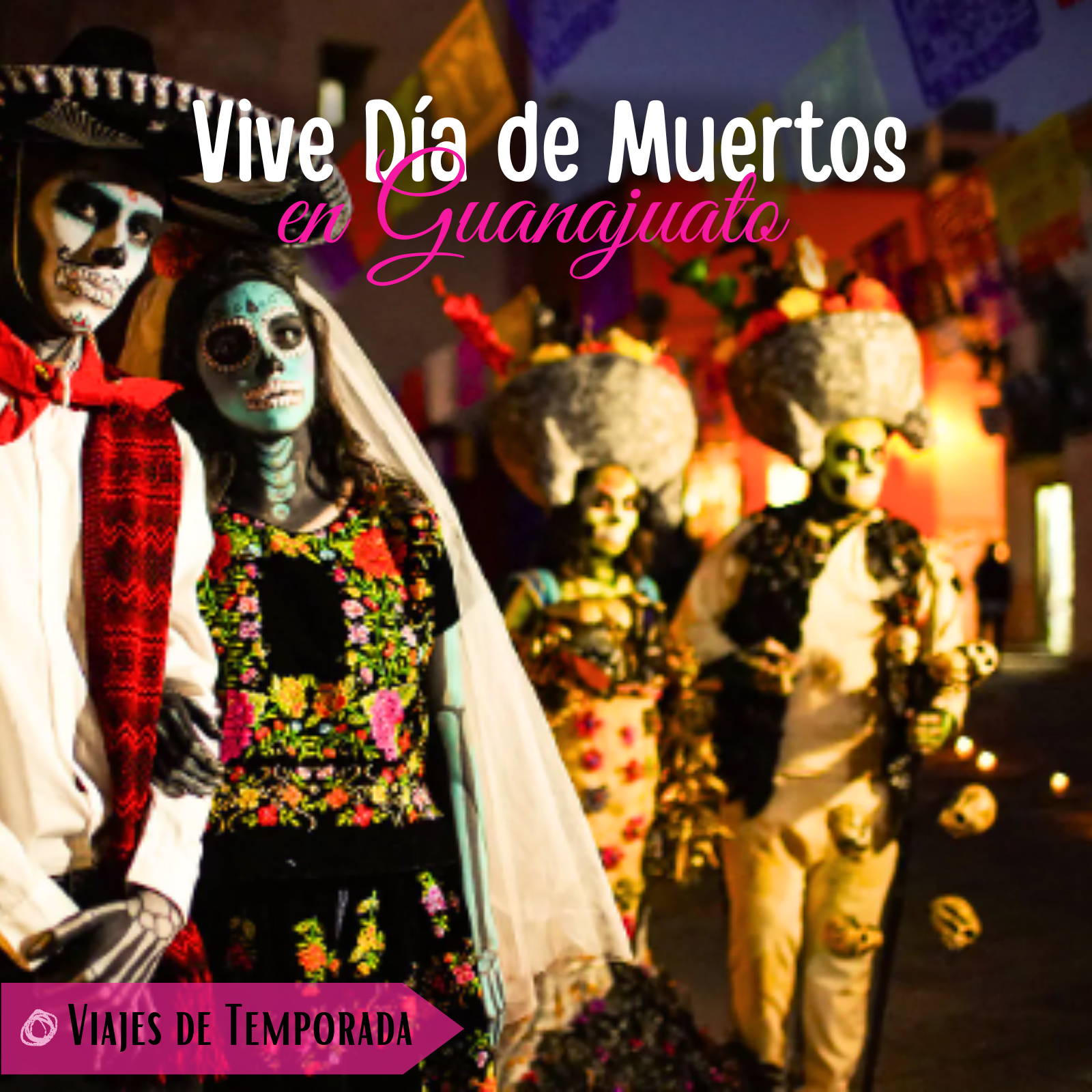Vive Día de Muertos en Guanajuato